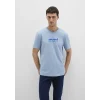 Mavi 0610943-70731 Mavi Logo Baskılı Mavi Tişört