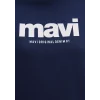 Mavi 168334-70488 Mavi Logo Baskılı Kapüşonlu Lacivert Sweatshirt