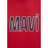 Mavi 066842-33099 Mavi Logo Baskılı Kırmızı Tişört