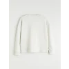 LCW Vision Gri Bisiklet Yaka Oversize Kadın Sweatshirt
