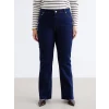 LCW Modest İndigo Flare Kadın Jean Pantolon