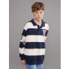 LCW Kids Lacivert Polo Yaka Erkek Çocuk Tişört