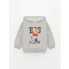 LCW baby Gri Uzun Kollu Erkek Bebek Hoodie ve Eşofman Altı 2li Takım