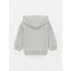 LCW baby Gri Uzun Kollu Erkek Bebek Hoodie ve Eşofman Altı 2li Takım