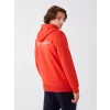 XSIDE Kırmızı Uzun Kollu Baskılı Erkek Kalın Hoodie