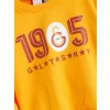 LCW baby Turuncu Galatasaray Lisanslı Erkek Bebek Sweatshirt ve Eşofman Altı