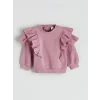 LCW baby Pembe Kız Bebek Sweatshirt ve Tayt 2li