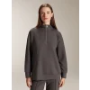 LCW Comfort Antrasit Dik Yaka Kadın Sweatshirt