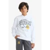 Defacto F4085A8WT34 Beyaz Erkek Çocuk NBA Los Angeles Lakers Kapüşonlu Sweatshirt