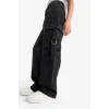 Defacto E6185A8NM36 DENIM Kız Çocuk Wide Leg Kargo Geniş Paça Jean Pantolon