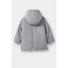 Defacto E9801A5GR89 Gri Erkek Bebek Su Geçirmez Kapüşonlu Fermuarlı Çıtçıtlı Mont