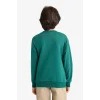 Defacto G3850A8GN1116 Yeşil Erkek Çocuk Bisiklet Yaka Baskılı Sweatshirt