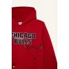Defacto F4087A8RD62 Kırmızı Erkek Çocuk NBA Chicago Bulls Kapüşonlu Sweatshirt