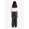 Defacto G3611A8BK27 Siyah Kız Çocuk Wide Leg Geniş Paça Jean Pantolon