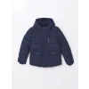 LCW Kids Lacivert Kapüşonlu Erkek Çocuk Mont