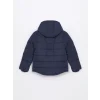 LCW Kids Lacivert Kapüşonlu Erkek Çocuk Mont