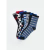 LCW Kids Karışık Desenli Erkek Çocuk Soket Çorap 7li