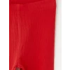 LCW Kids Kırmızı Beli Lastikli Kız Çocuk Basic Tayt