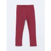 LCW Kids Pembe Beli Lastikli Kız Çocuk Basic Tayt