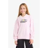 Defacto F3413A8PN648 Pembe Kız Çocuk Hello Kitty Oversize Geniş Kalıp Polo Yaka Sweatshirt
