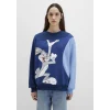 Mavi 1S10471-89353 Bugs Bunny Baskılı Lacivert Sweatshirt