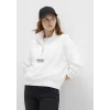 Mavi 1S10502-70057 Yarı Fermuarlı Sırt Baskılı Ekru Sweatshirt