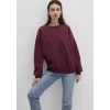 Mavi 1610198-70415 Bisiklet Yaka Bordo Basic Sweatshirt