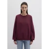Mavi 1610198-70415 Bisiklet Yaka Bordo Basic Sweatshirt
