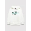 Mavi 6S10167-70057 Mavi Logo Kapüşonlu Ekru Sweatshirt