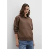 Mavi 167299-81959 Kapüşonlu Kahverengi Basic Sweatshirt