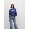Mavi 1S10372-70498 Mavi Logo Baskılı Lacivert Sweatshirt