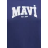 Mavi 1S10372-70498 Mavi Logo Baskılı Lacivert Sweatshirt