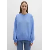 Mavi 1610198-70790 Bisiklet Yaka Mavi Basic Sweatshirt
