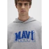 Mavi 0S10413-80018 Mavi Logo Gri Sweatshirt
