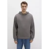 Mavi 0S10275-70096 Kapüşonlu Antrasit Basic Sweatshirt