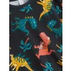 LCW Kids Antrasit Dinozor Baskılı Erkek Çocuk Sweatshirt