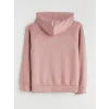 LCW Kids Pembe Kapüşonlu Kız Çocuk Sweatshirt