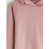 LCW Kids Pembe Kapüşonlu Kız Çocuk Sweatshirt