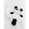 LCW ACCESSORIES Ekru Panda Figürlü Kız Çocuk Boyunluk