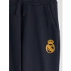 LCW Kids Lacivert Beli Lastikli Real Madrid Baskılı Erkek Çocuk Jogger Eşofman Altı