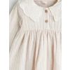 LCW baby Bej Bebe Yaka Kız Çocuk Elbise