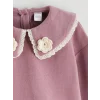 LCW Kids Pembe Bebe Yaka Kız Çocuk Sweatshirt ve Eşofman Altı