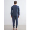 LC WAIKIKI Mavi Standart Kalıp Erkek Pijama Takımı
