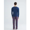 LC WAIKIKI Lacivert Standart Kalıp Erkek Pijama Takımı