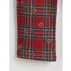 LCW Kids Kırmızı Ekose Desenli Kız Çocuk Pijama Takımı