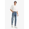 Defacto E8425AXNM28 Mavi 90s Slim Fit Dar Kalıp Yüksek Bel Dar Paça Jean Pantolon