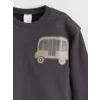 LCW baby Gri Bisiklet Yaka Erkek Bebek Sweatshirt ve Eşofman Alt 2li