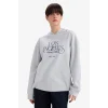 Defacto F7889AXGR93 Gri Relax Fit Kapüşonlu Baskılı Sweatshirt