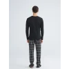 LC WAIKIKI Siyah Standart Kalıp Erkek Pijama Takımı