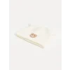 LCW ACCESSORIES Ekru Ayıcık Nakışlı Kız Çocuk Bere